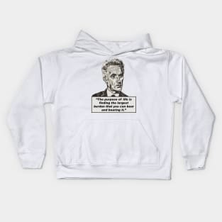 Jordan Peterson Quote #4 (original art version) Kids Hoodie